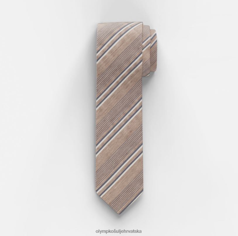 kravata_slim_65_cm_taupe_olymp_fzj6z2204_pribor.jpg kravata slim 6,5 cm, taupe OLYMP FZJ6Z2204 pribor - Image 1