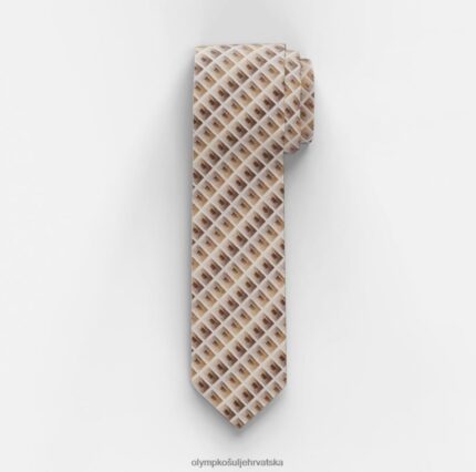 kravata slim 6,5 cm, taupe OLYMP FZJ6Z2263 pribor