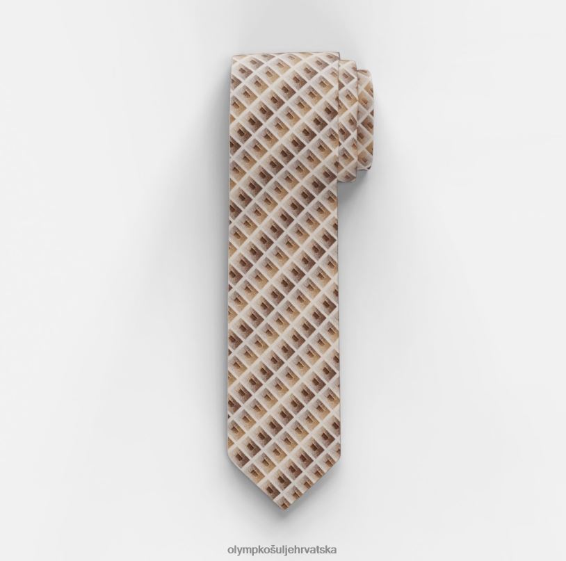 kravata_slim_65_cm_taupe_olymp_fzj6z2263_pribor.jpg kravata slim 6,5 cm, taupe OLYMP FZJ6Z2263 pribor - Image 1