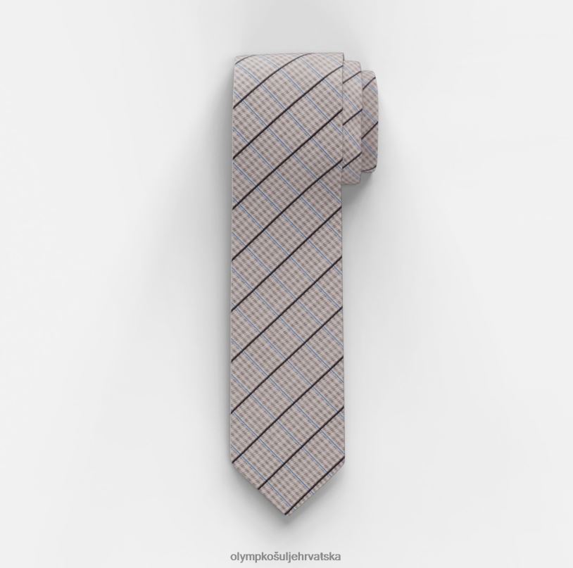 kravata_slim_65_cm_taupe_olymp_fzj6z2294_pribor.jpg kravata slim 6,5 cm, taupe OLYMP FZJ6Z2294 pribor - Image 1