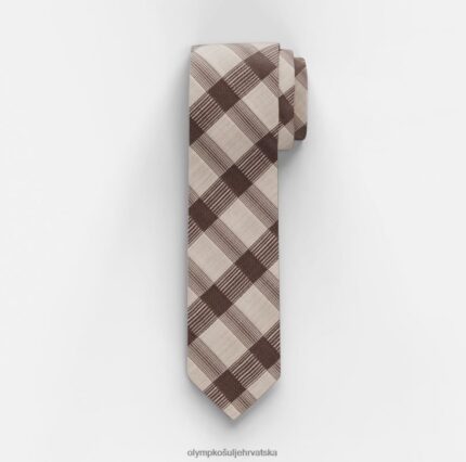 kravata slim 6,5 cm, taupe OLYMP FZJ6Z2306 pribor