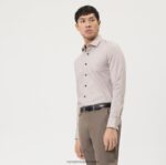 level five 24/7 body fit, poslovna košulja, moderan kent, natural OLYMP FZJ6Z600 odjeća