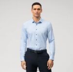 level five 24/7 body fit, poslovna košulja, moderni kent, royal OLYMP FZJ6Z595 odjeća