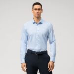 level five 24/7 body fit, poslovna košulja, moderni kent, royal OLYMP FZJ6Z595 odjeća