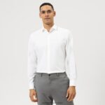 level five 24/7 body fit, poslovna košulja, moderni kent, svijetlo bež OLYMP FZJ6Z437 odjeća