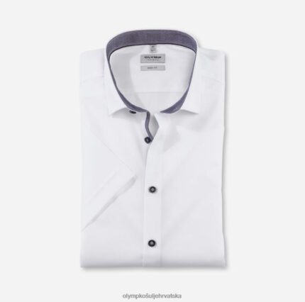 level five fit, poslovna košulja, moderni kent, antracit OLYMP FZJ6Z687 odjeća