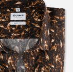 level five fit, poslovna košulja, moderni kent, smeđa OLYMP FZJ6Z783 odjeća - Image 2
