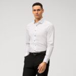 level five fit, poslovna košulja, royal kent, bijela OLYMP FZJ6Z686 odjeća