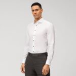 level five fit, poslovna košulja, royal kent, bijela OLYMP FZJ6Z691 odjeća