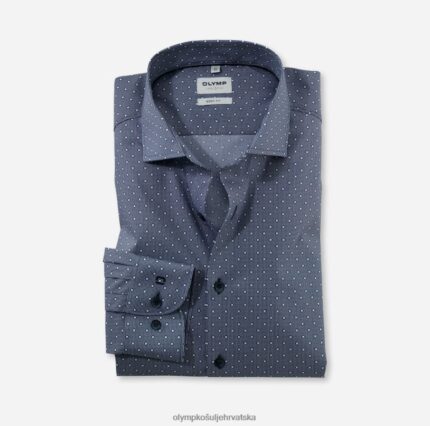 level five fit, poslovna košulja, royal kent, marine OLYMP FZJ6Z498 odjeća