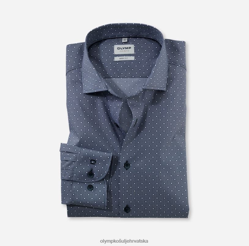 level five fit, poslovna košulja, royal kent, marine OLYMP FZJ6Z498 odjeća - Image 1