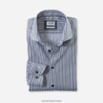 level five fit, poslovna košulja, royal kent, marine OLYMP FZJ6Z581 odjeća