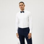 level five fit, poslovna košulja, royal kent, svijetlo bež OLYMP FZJ6Z416 odjeća