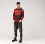 ležerni pulover od pletiva, bordo OLYMP FZJ6Z1781 odjeća - Image 2