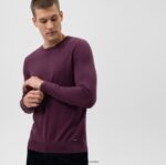 ležerni pulover od pletiva, chianti OLYMP FZJ6Z1863 odjeća