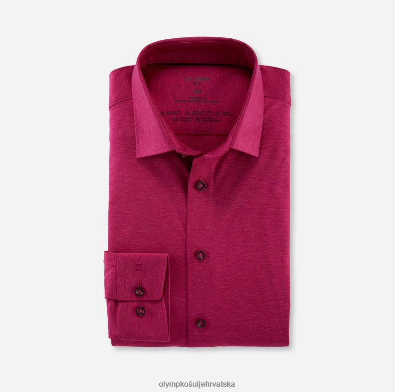 luxor 24/7 modernog kroja, poslovna košulja, new kent, fuksija OLYMP FZJ6Z1093 odjeća - Image 1