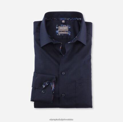 luxor comfort fit, poslovna košulja, new kent, cobalt OLYMP FZJ6Z1578 odjeća
