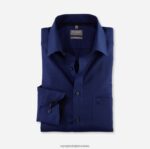 luxor comfort fit, poslovna košulja, new kent, marine OLYMP FZJ6Z1485 odjeća