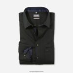 luxor comfort fit, poslovna košulja, new kent, maslinasta OLYMP FZJ6Z1612 odjeća