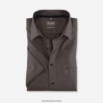 luxor comfort fit, poslovna košulja, new kent, natural OLYMP FZJ6Z1484 odjeća