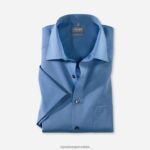 luxor comfort fit, poslovna košulja, novi kent, plava OLYMP FZJ6Z1685 odjeća