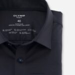 Ne. six 24/7 super slim, poslovna košulja, ekstra dugi dugi rukavi, urbani kent, marine OLYMP FZJ6Z289 odjeća - Image 2