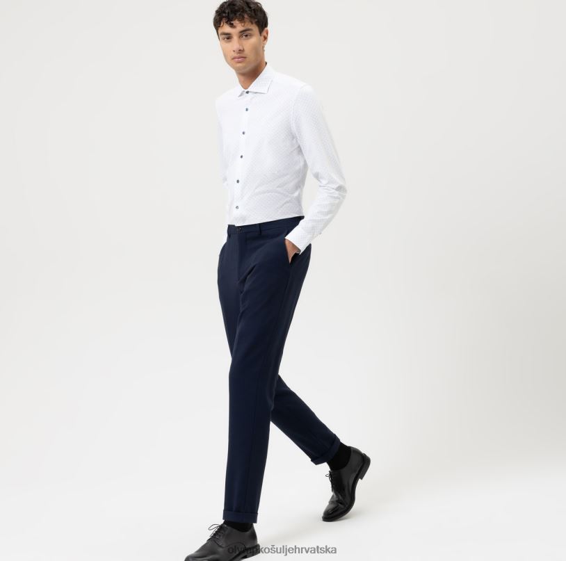 Ne. six 24/7 super slim, poslovna košulja, kent, bijela OLYMP FZJ6Z6 odjeća - Image 2