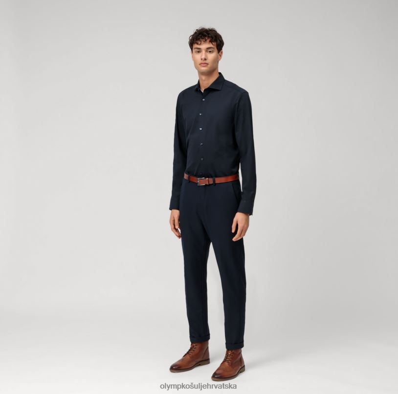 Ne. six 24/7 super slim, poslovna košulja, kent, marine OLYMP FZJ6Z200 odjeća - Image 2