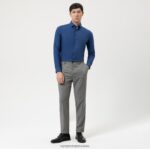 Ne. six 24/7 super slim, poslovna košulja, moderna kent, nürnberška plava OLYMP FZJ6Z159 odjeća - Image 2