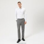 Ne. six 24/7 super slim, poslovna košulja, moderni kent, bijela OLYMP FZJ6Z80 odjeća - Image 2
