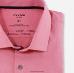 Ne. six 24/7 super slim, poslovna košulja, moderni kent, crvena OLYMP FZJ6Z235 odjeća - Image 2