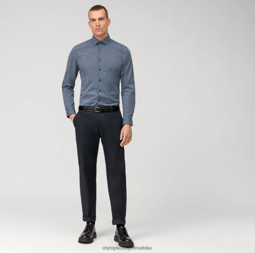 Ne. six 24/7 super slim, poslovna košulja, moderni kent, marine OLYMP FZJ6Z120 odjeća - Image 2
