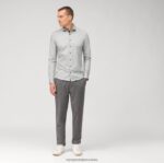 Ne. six 24/7 super slim, poslovna košulja, moderni kent, maslinasta OLYMP FZJ6Z71 odjeća - Image 2