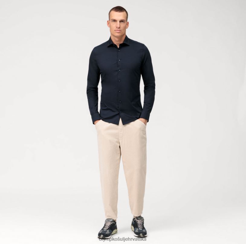 Ne. six 24/7 super slim, poslovna košulja, urban kent, marine OLYMP FZJ6Z55 odjeća - Image 2