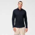 Ne. six 24/7 super slim, poslovna košulja, urban kent, marine OLYMP FZJ6Z55 odjeća