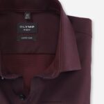 Ne. six super slim, poslovna košulja, dugi ekstra dugi rukavi, moderni kent, tamno crvena OLYMP FZJ6Z307 odjeća - Image 2