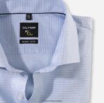Ne. six super slim, poslovna košulja, dugi rukavi, extra long, royal kent, plava OLYMP FZJ6Z298 odjeća - Image 2