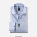 Ne. six super slim, poslovna košulja, dugi rukavi, extra long, royal kent, plava OLYMP FZJ6Z298 odjeća