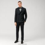 Ne. six super slim, poslovna košulja, moderni kent, maslinasta OLYMP FZJ6Z113 odjeća - Image 2