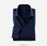 Ne. six super slim, poslovna košulja, royal kent, marine OLYMP FZJ6Z157 odjeća