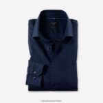 Ne. six super slim, poslovna košulja, royal kent, marine OLYMP FZJ6Z157 odjeća
