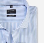 Ne. six super slim, poslovna košulja, royal kent, plava OLYMP FZJ6Z231 odjeća - Image 2