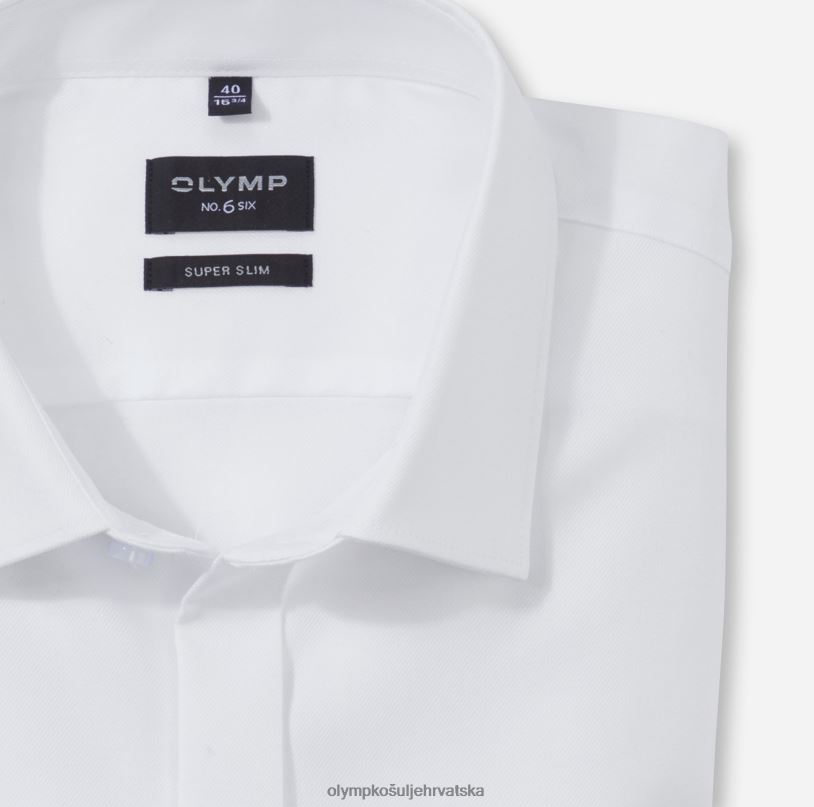 Ne. six super slim, poslovna košulja, urban kent, bijela OLYMP FZJ6Z145 odjeća - Image 2