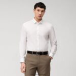 Ne. six super slim, poslovna košulja, urban kent, bijela OLYMP FZJ6Z185 odjeća