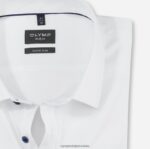 Ne. six super slim, poslovna košulja, urban kent, bijela OLYMP FZJ6Z207 odjeća - Image 2