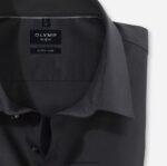 Ne. six super slim, poslovna košulja, urban kent, crna OLYMP FZJ6Z269 odjeća - Image 2