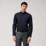 Ne. six super slim, poslovna košulja, urban kent, marine OLYMP FZJ6Z140 odjeća