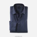 Ne. six super slim, poslovna košulja, urban kent, marine OLYMP FZJ6Z280 odjeća
