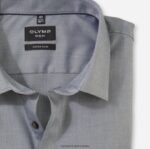 Ne. six super slim, poslovna košulja, urban kent, maslinasta OLYMP FZJ6Z133 odjeća - Image 2