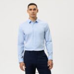 Ne. six super slim, poslovna košulja, urban kent, plava OLYMP FZJ6Z76 odjeća